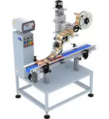 Top labelling machine