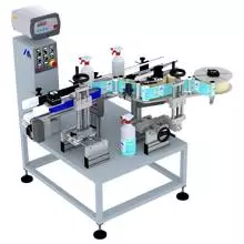 Wrap around labelling machine